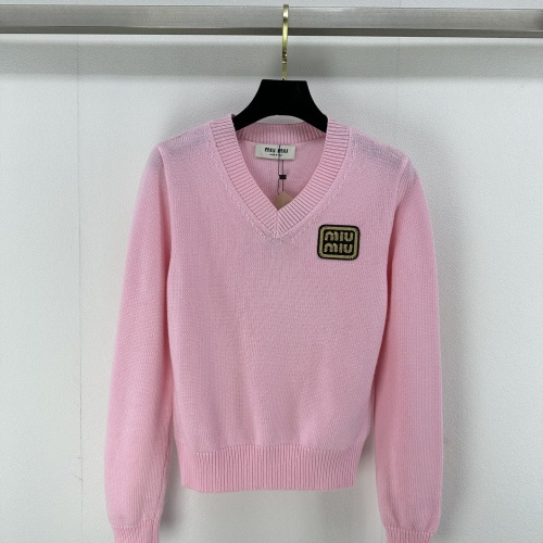 MIU MIU Sweater Long Sleeved For Women #1264342 $85.00 USD, Wholesale Replica MIU MIU Sweater