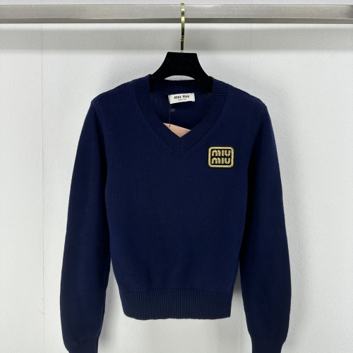 MIU MIU Sweater Long Sleeved For Women #1264343 $85.00 USD, Wholesale Replica MIU MIU Sweater