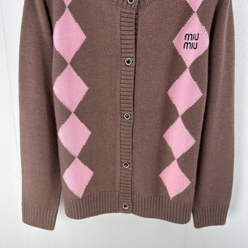 Replica MIU MIU Sweater Long Sleeved For Women #1264344 $96.00 USD for Wholesale