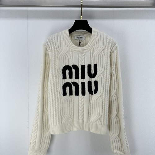 MIU MIU Sweater Long Sleeved For Women #1264347 $96.00 USD, Wholesale Replica MIU MIU Sweater