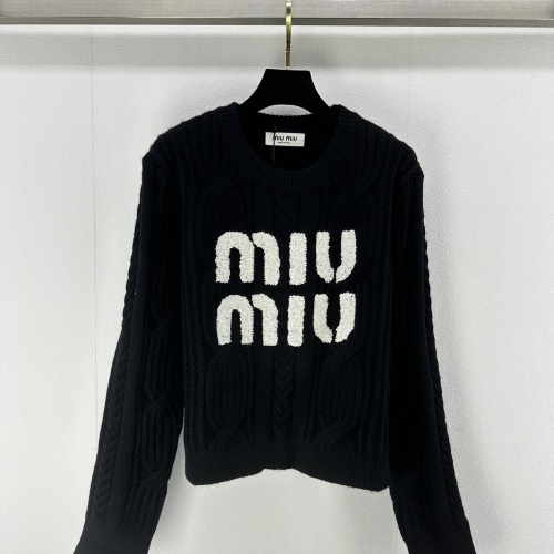 MIU MIU Sweater Long Sleeved For Women #1264348 $96.00 USD, Wholesale Replica MIU MIU Sweater