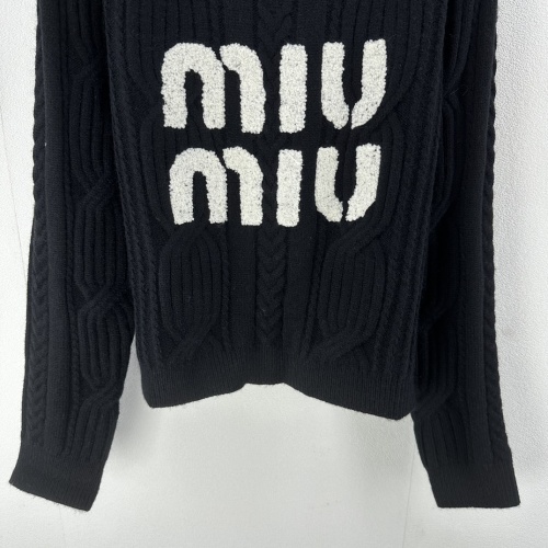 Replica MIU MIU Sweater Long Sleeved For Women #1264348 $96.00 USD for Wholesale