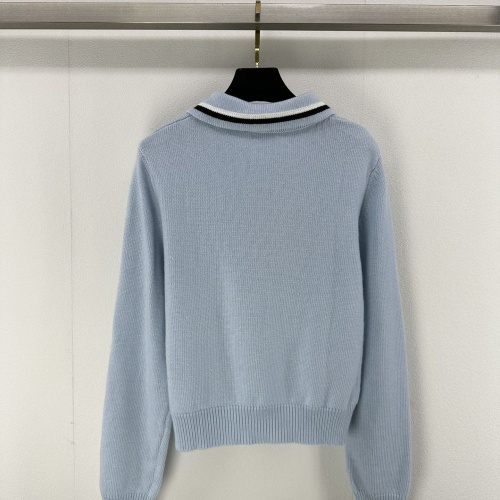 Replica MIU MIU Sweater Long Sleeved For Women #1264353 $96.00 USD for Wholesale