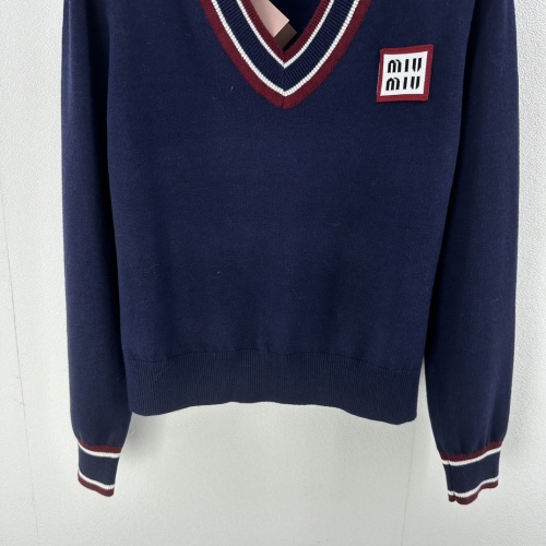 Replica MIU MIU Sweater Long Sleeved For Women #1264354 $88.00 USD for Wholesale