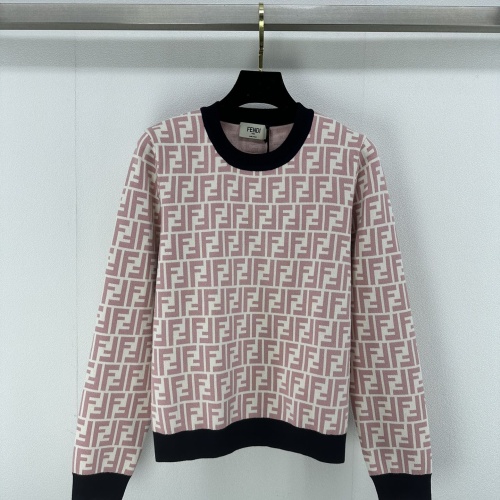 Fendi Sweaters Long Sleeved For Women #1264362 $98.00 USD, Wholesale Replica Fendi Sweaters