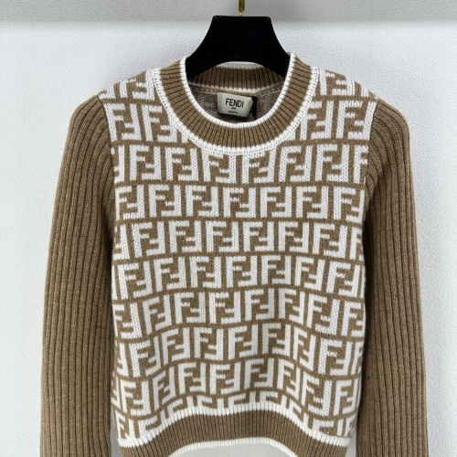 Replica Fendi Sweaters Long Sleeved For Women #1264363 $92.00 USD for Wholesale