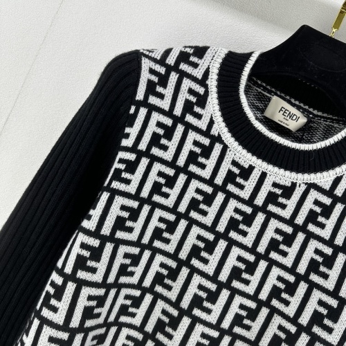 Replica Fendi Sweaters Long Sleeved For Women #1264366 $92.00 USD for Wholesale