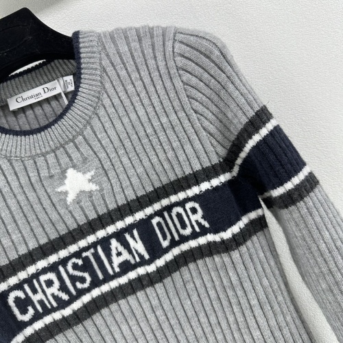 Replica Christian Dior Sweaters Long Sleeved For Women #1264393 $96.00 USD for Wholesale