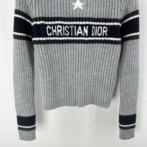 Replica Christian Dior Sweaters Long Sleeved For Women #1264393 $96.00 USD for Wholesale