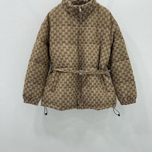 Gucci Down Feather Coat Long Sleeved For Women #1264417 $102.00 USD, Wholesale Replica Gucci Down Feather Coat