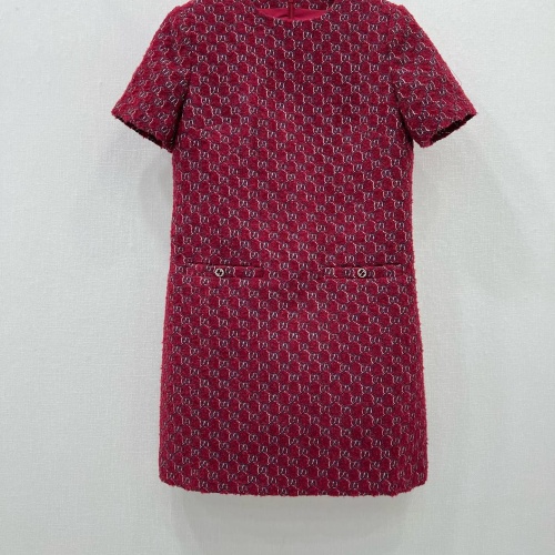 Gucci Dresses Short Sleeved For Women #1264424 $132.00 USD, Wholesale Replica Gucci Dresses