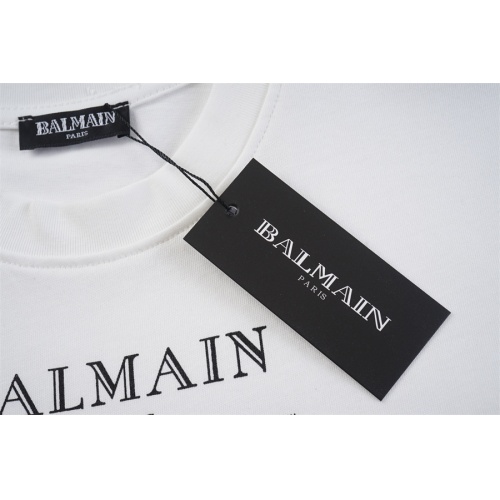 Replica Balmain T-Shirts Short Sleeved For Unisex #1264468 $34.00 USD for Wholesale