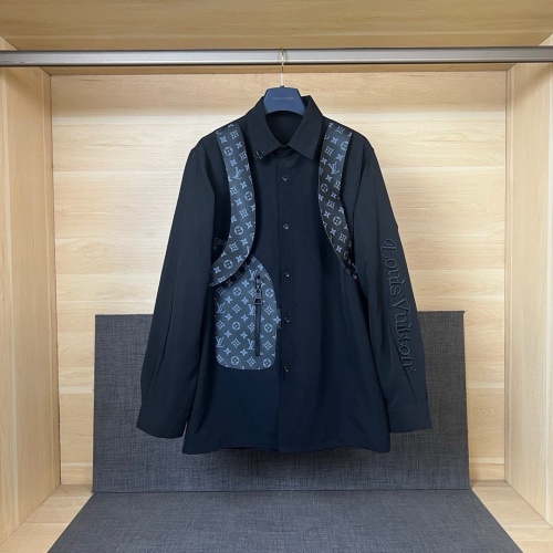 Louis Vuitton LV Shirts Long Sleeved For Unisex #1264476 $64.00 USD, Wholesale Replica Louis Vuitton LV Shirts