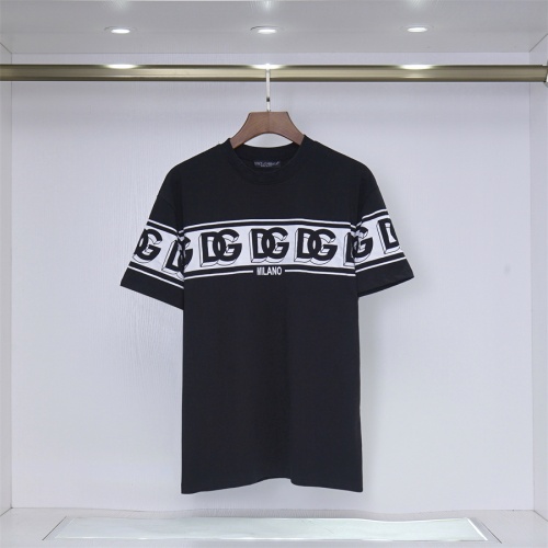 Dolce &amp; Gabbana D&amp;G T-Shirts Short Sleeved For Unisex #1264480 $34.00 USD, Wholesale Replica Dolce &amp; Gabbana D&amp;G T-Shirts