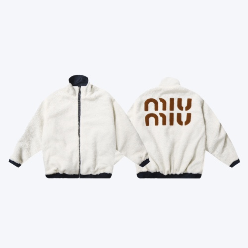 MIU MIU Coat Long Sleeved For Unisex #1264488 $98.00 USD, Wholesale Replica MIU MIU Jackets