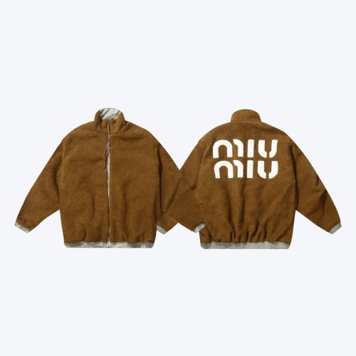 MIU MIU Coat Long Sleeved For Unisex #1264489 $98.00 USD, Wholesale Replica MIU MIU Jackets