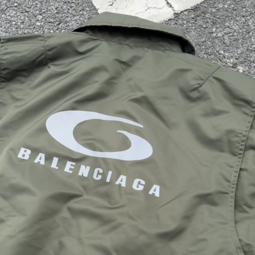 Replica Balenciaga Coats Long Sleeved For Men #1264535 $82.00 USD for Wholesale