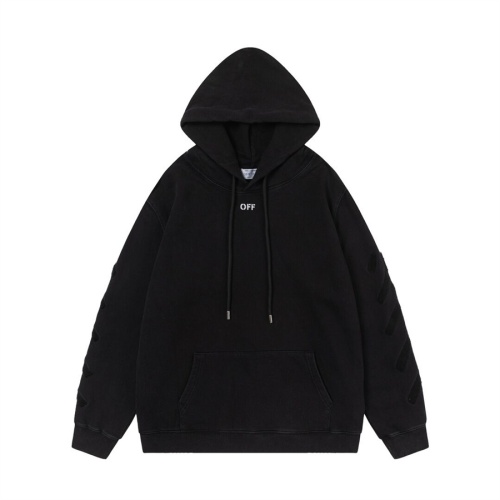 Replica Off-White Hoodies Long Sleeved For Unisex #1264552 $60.00 USD for Wholesale