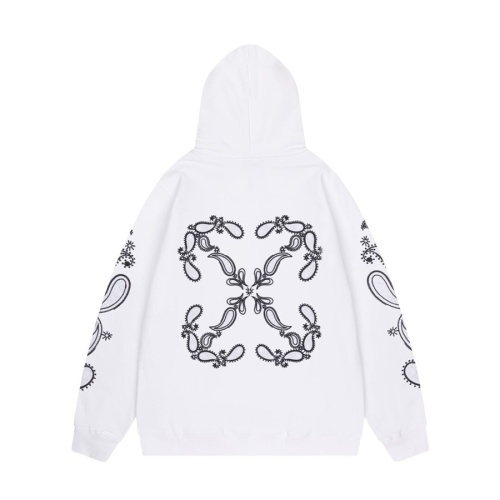 Off-White Hoodies Long Sleeved For Unisex #1264553 $60.00 USD, Wholesale Replica Off-White Hoodies