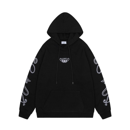 Replica Off-White Hoodies Long Sleeved For Unisex #1264554 $60.00 USD for Wholesale