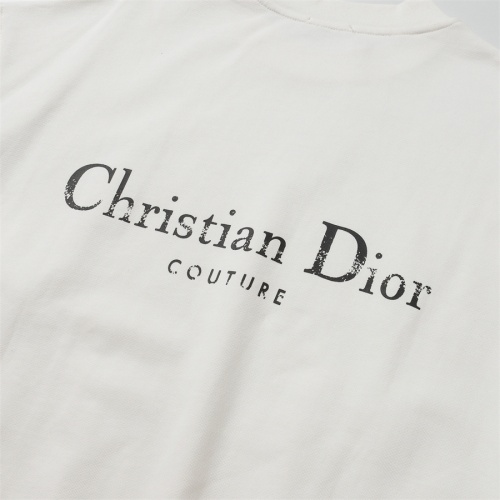 Replica Christian Dior Hoodies Long Sleeved For Unisex #1264565 $56.00 USD for Wholesale