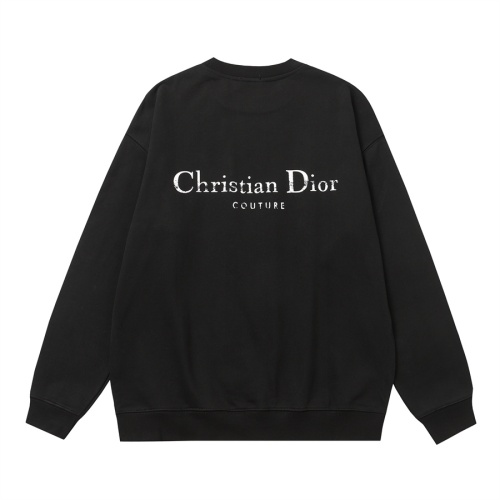 Replica Christian Dior Hoodies Long Sleeved For Unisex #1264566 $56.00 USD for Wholesale