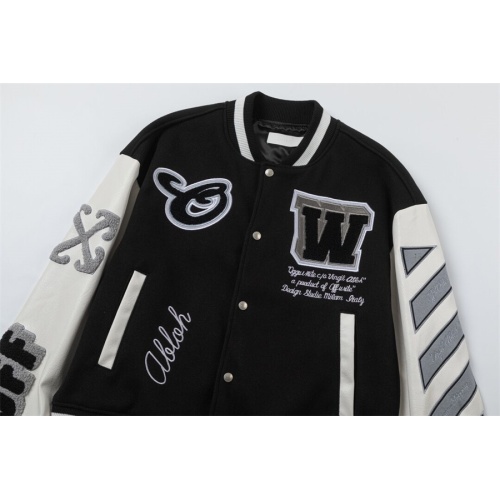 Replica Off-White Jackets Long Sleeved For Unisex #1264584 $88.00 USD for Wholesale