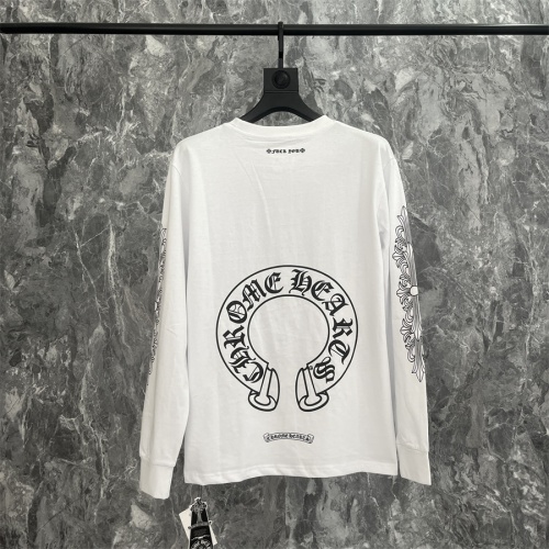 Replica Chrome Hearts T-Shirts Long Sleeved For Unisex #1264592 $52.00 USD for Wholesale