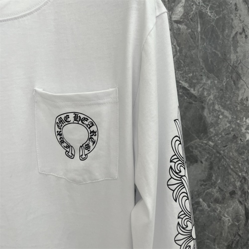 Replica Chrome Hearts T-Shirts Long Sleeved For Unisex #1264592 $52.00 USD for Wholesale