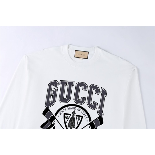 Replica Gucci T-Shirts Long Sleeved For Unisex #1264597 $56.00 USD for Wholesale