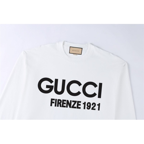 Replica Gucci T-Shirts Long Sleeved For Unisex #1264601 $56.00 USD for Wholesale