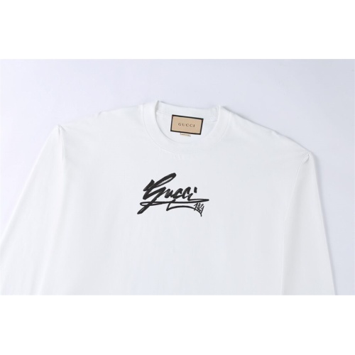 Replica Gucci T-Shirts Long Sleeved For Unisex #1264603 $56.00 USD for Wholesale