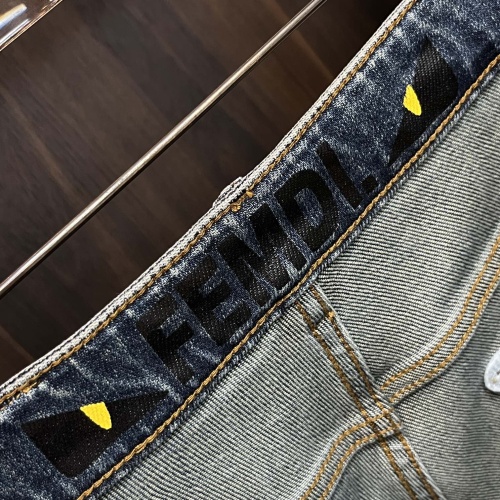 Replica Fendi Jeans For Men #1264634 $88.00 USD for Wholesale