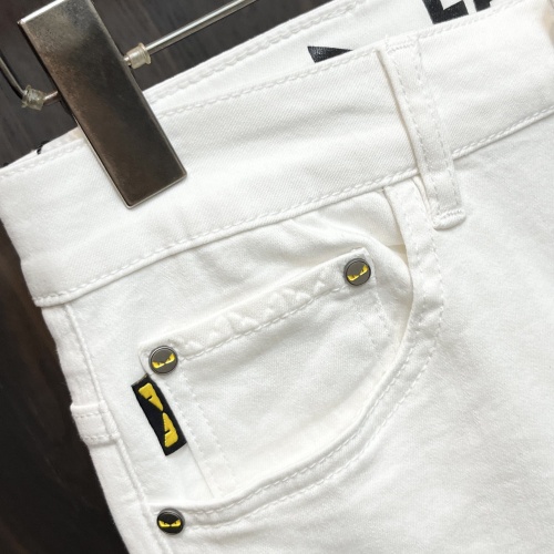 Replica Fendi Jeans For Men #1264636 $88.00 USD for Wholesale