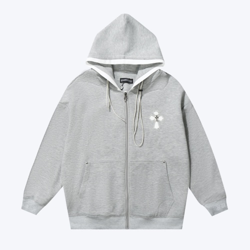 Replica Chrome Hearts Hoodies Long Sleeved For Unisex #1264638 $98.00 USD for Wholesale