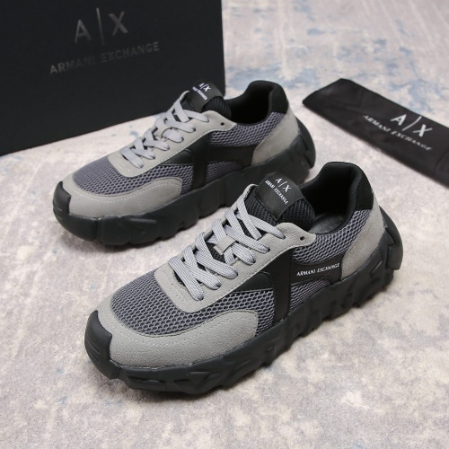 Armani Casual Shoes For Men #1264651 $82.00 USD, Wholesale Replica Armani Casual Shoes