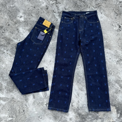 Louis Vuitton LV Jeans For Unisex #1264664 $64.00 USD, Wholesale Replica Louis Vuitton LV Jeans