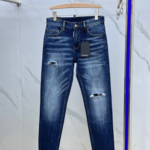 Replica Dsquared Jeans For Men #1264691 $60.00 USD for Wholesale