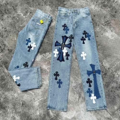 Chrome Hearts Jeans For Men #1264700 $64.00 USD, Wholesale Replica Chrome Hearts Jeans