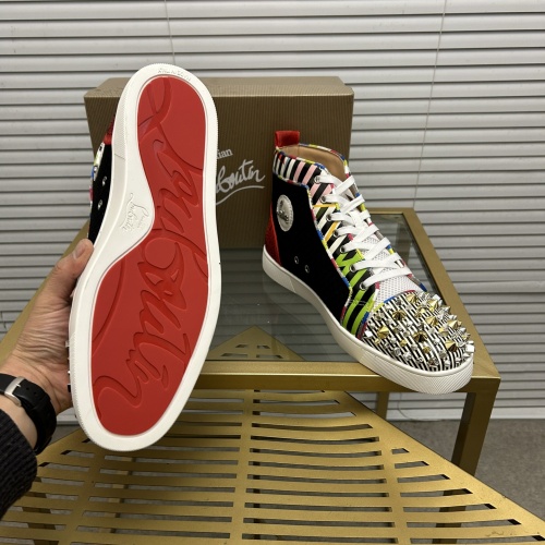 Replica Christian Louboutin High Top Shoes For Men #1264703 $100.00 USD for Wholesale