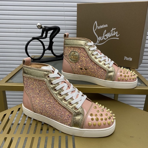 Christian Louboutin High Top Shoes For Women #1264710 $96.00 USD, Wholesale Replica Christian Louboutin High Top Shoes