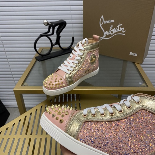 Replica Christian Louboutin High Top Shoes For Women #1264710 $96.00 USD for Wholesale