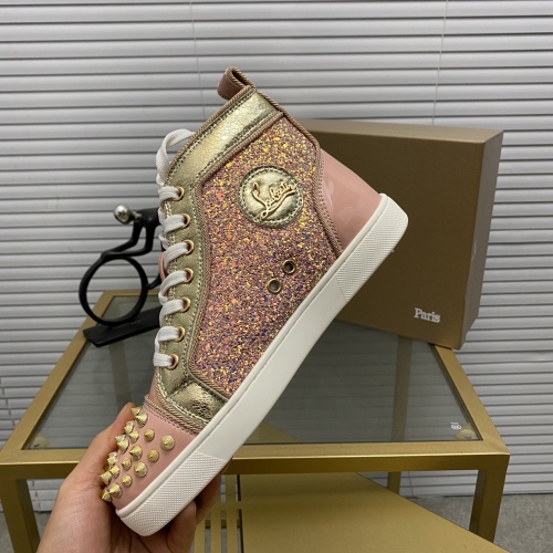 Replica Christian Louboutin High Top Shoes For Men #1264712 $96.00 USD for Wholesale