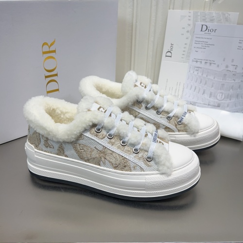 Christian Dior Casual Shoes For Women #1264737 $105.00 USD, Wholesale Replica Christian Dior Casual Shoes