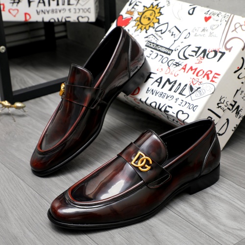 Dolce &amp; Gabbana D&amp;G Leather Shoes For Men #1264769 $82.00 USD, Wholesale Replica Dolce &amp; Gabbana D&amp;G Leather Shoes