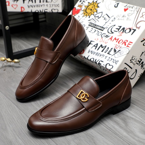 Dolce &amp; Gabbana D&amp;G Leather Shoes For Men #1264771 $82.00 USD, Wholesale Replica Dolce &amp; Gabbana D&amp;G Leather Shoes