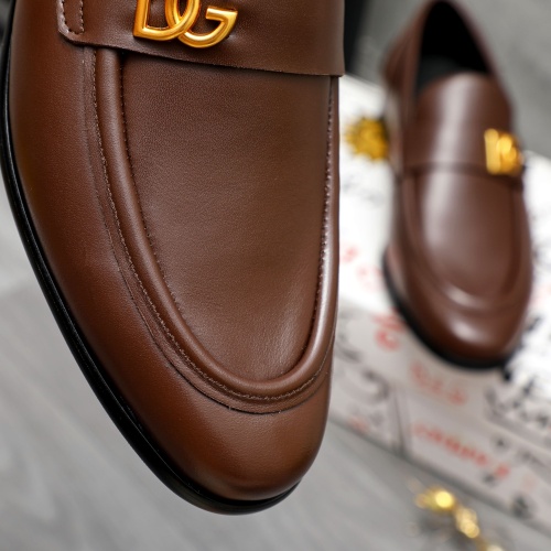 Replica Dolce & Gabbana D&G Leather Shoes For Men #1264771 $82.00 USD for Wholesale