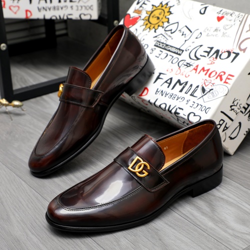 Dolce &amp; Gabbana D&amp;G Leather Shoes For Men #1264782 $82.00 USD, Wholesale Replica Dolce &amp; Gabbana D&amp;G Leather Shoes