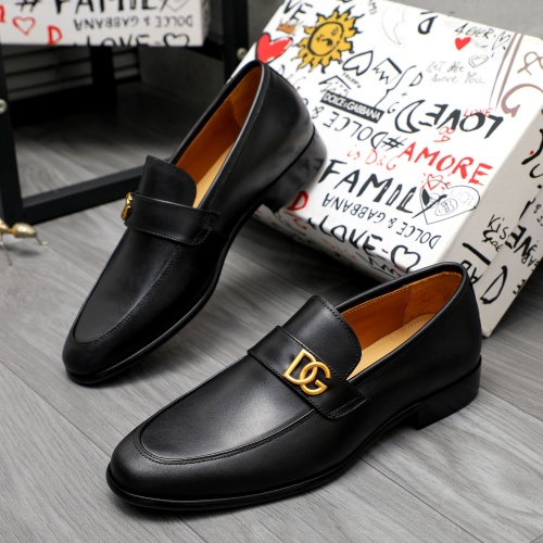 Dolce &amp; Gabbana D&amp;G Leather Shoes For Men #1264786 $82.00 USD, Wholesale Replica Dolce &amp; Gabbana D&amp;G Leather Shoes