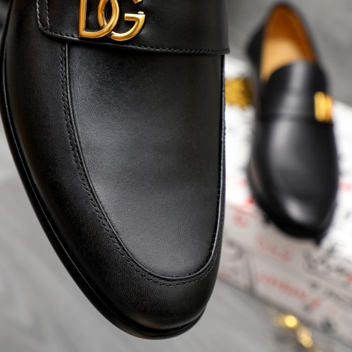 Replica Dolce & Gabbana D&G Leather Shoes For Men #1264786 $82.00 USD for Wholesale